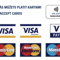 Nově - platby kartou